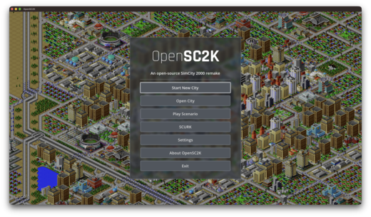 Main menu